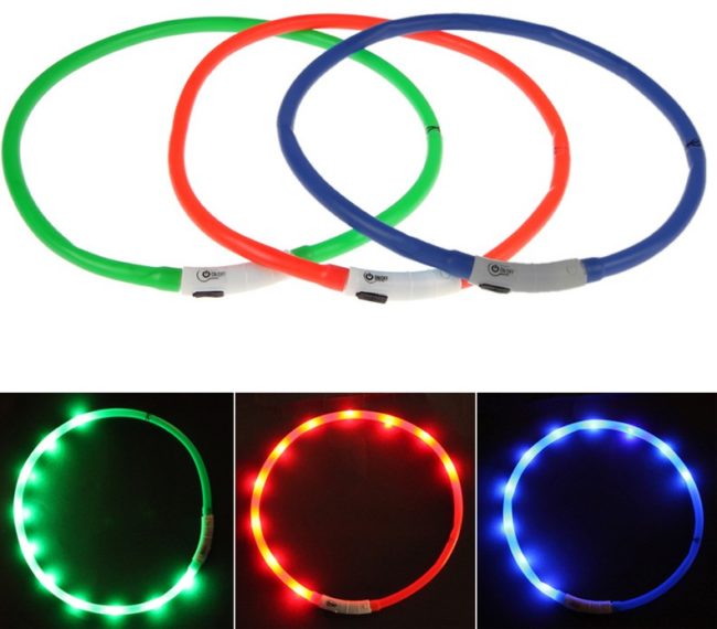 LED-ошейники для овчарки LED-ошейники